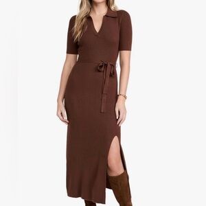 Paige - Short Sleeve Midi Dress